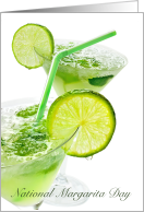 Celebrate National Margarita Day February 22nd with Recipe card
