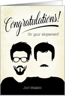 Congratulations Gay Male Elopement card