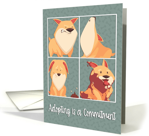 Congratulations and Thank You for Adopting a New Pet card (1602536)