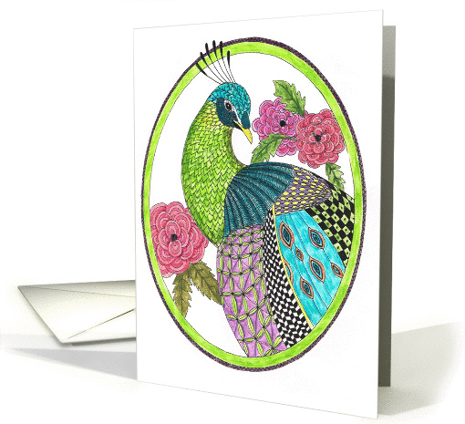 Peacock, Birthday card (1298666)