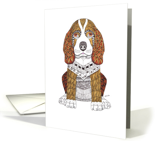 Birthday, Beagle, Puppy card (1421484)