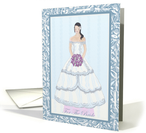 For The Bride card congratulations walking down aisle... (1317870)