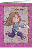 Thank You! For the Newspaper Girl card
