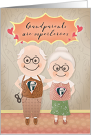 Grandparents are Superheroes with Gramp and Gram card
