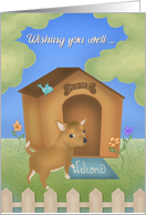 Good luck, wishing you well in your new home with Chihuahua card