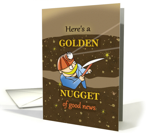 New Year Coronavirus Golden Nugget of Good News Gold... (1654330)