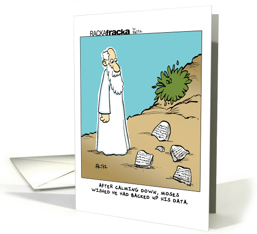 Moses and the Ten Commandments - Needs back up card (1314482)