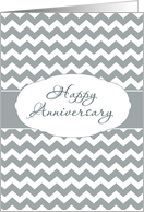 Happy Anniversary, Business Anniversary Card, Chevron card