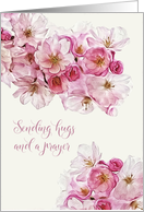 Get Well Soon, Christian Scripture Card, Cherry Blossoms card