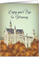Bon Voyage to Germany, German Castle, Vintage card