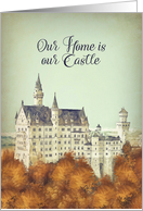 Our Home is our Castle, New Address, Fairy-tale Castle card