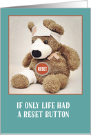 12 Step Addiction Recovery, Teddy Bear, Serenity Prayer card