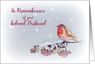 First Christmas, Remembrance, Husband, Religious, Scripture card