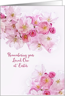 In Remembrance, Loved One, Easter, Cherry Blossoms card