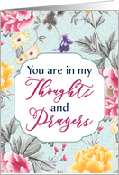 Thinking of You, Encouragement Cancer, Christian card