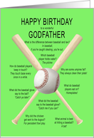 Godfather, awful baseball jokes birthday card