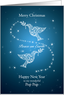 Pop Pop, Doves of Peace Christmas card