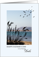Dads, Father’s Day Seaside Scene card