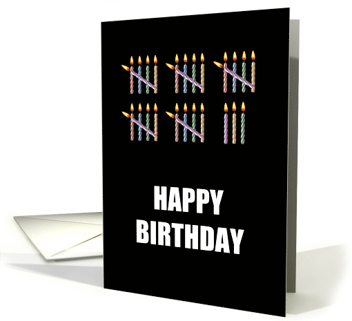 28th Birthday with Counting Candles card (1582732)