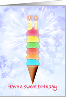 31st Birthday Giant Ice Cream card