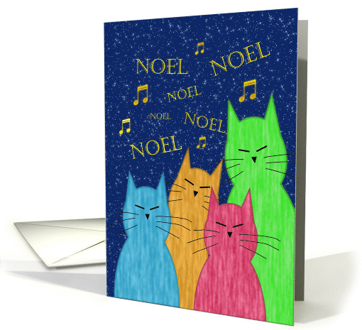 Cats Singing Noel Christmas card (1797322)
