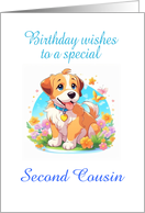 Add Any Relative Birthday Puppy Dog card