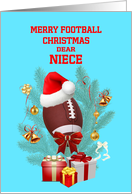 Niece Football Christmas card