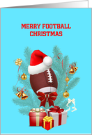 Merry Football Christmas card