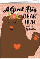 For Godmother - Bear Hug on Mother’s Day card