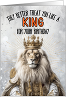 Birthday Lion King card