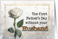 Remembering Your Husband on Father’s Day card