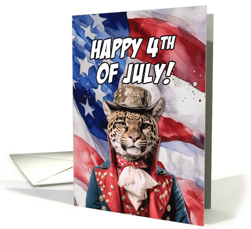 Happy 4th of July Jaguar card (1774480)