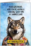 Girlfriend Summer Camp Wolf card