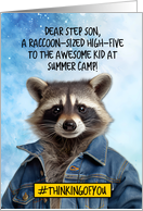 Boyfriend Summer Camp Raccoon card