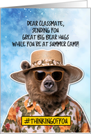 Classmate Summer Camp Bear Hugs card