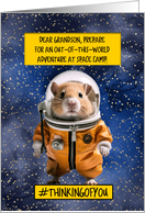 Grandson Space Camp Hamster card