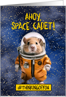 Space Cadet Space Camp Hamster card