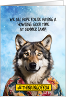 From All of Us Summer Camp Wolf card