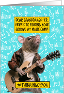 Granddaughter Music Camp Guitar Rat card