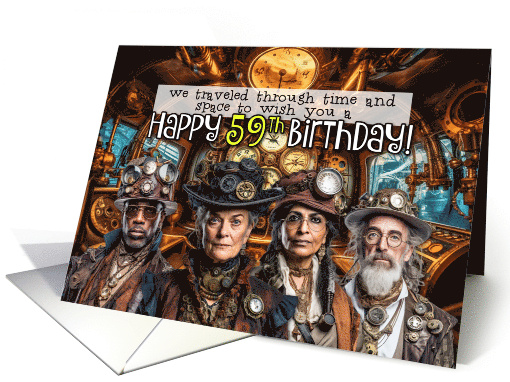 59 Years Old Steampunk Birthday card (1776336)