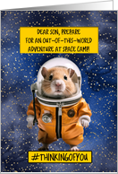 Son Space Camp Hamster card