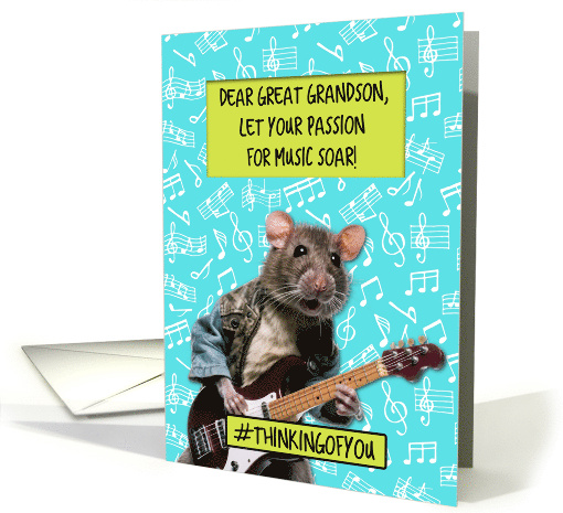 Great Grandson Music Camp Rat card (1779792)