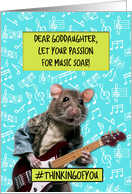 Goddaughter Music Camp Rat card