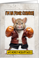 Chemo Therapy Sucks Encouragement Boxer Mouse card