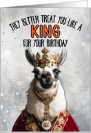 Birthday Llama King