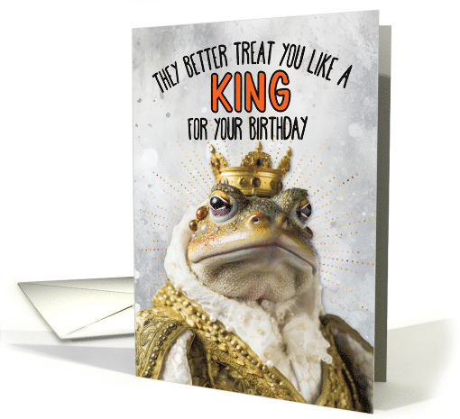 Birthday Frog King card (1780598)