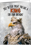 Birthday Eagle King card