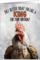 Birthday Rooster King card