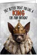 Birthday Bat King card