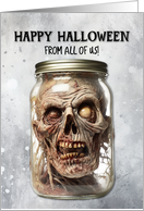 From Group Zombie in a Jar Halloween card